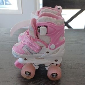 Pink Kids Quad Roller Skates by